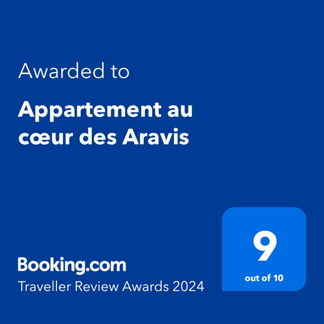 Appartement Au Coeur Des Aravis Manigod Esterno foto